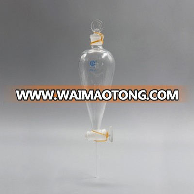 glassware factory laboratory glass separatory separating funnel