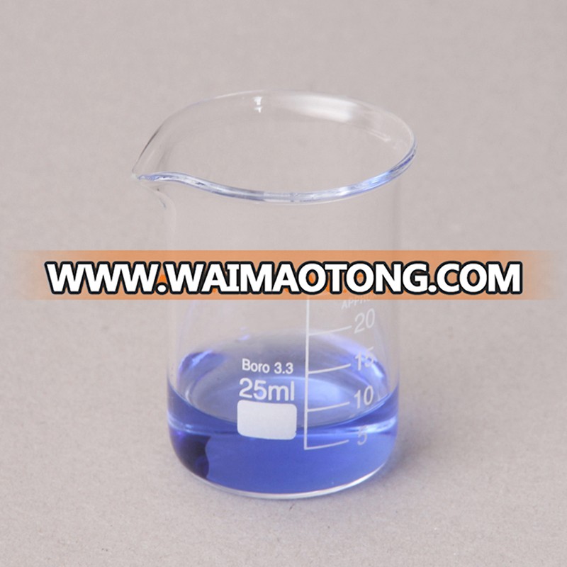 laboratory low form glass beaker